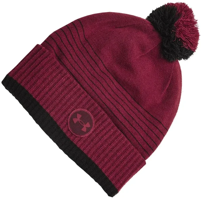 Under Armour Truckstop Fleece Beanie – League Red/Black