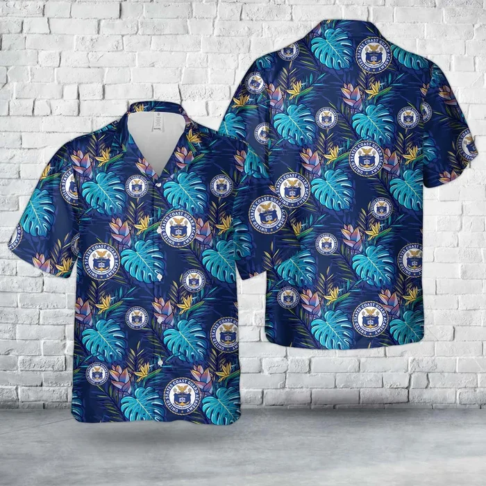 United States Coast Guard Academy (USCGA) Hawaiian Shirt – Fanshubus.com
