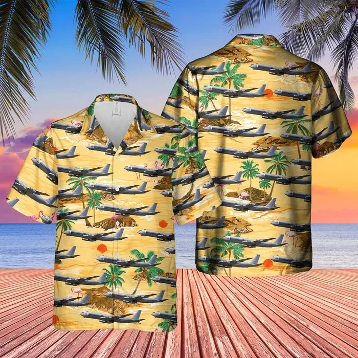 US Air Force Boeing 707-321B Hawaiian Shirt – Fanshubus.com