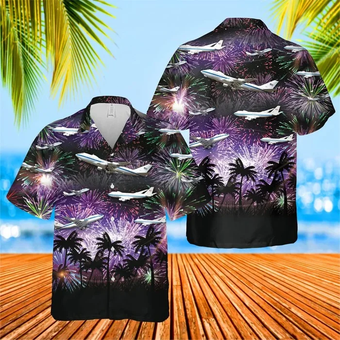 US Air Force Boeing E-4 “Nightwatch” Hawaiian Shirt – Fanshubus.com