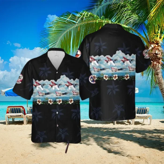 Us Air Force F 16 Fighting Falcon 457th Fighter Squadron Hawaiian Shirt – Fanshubus – Fanshubus.com