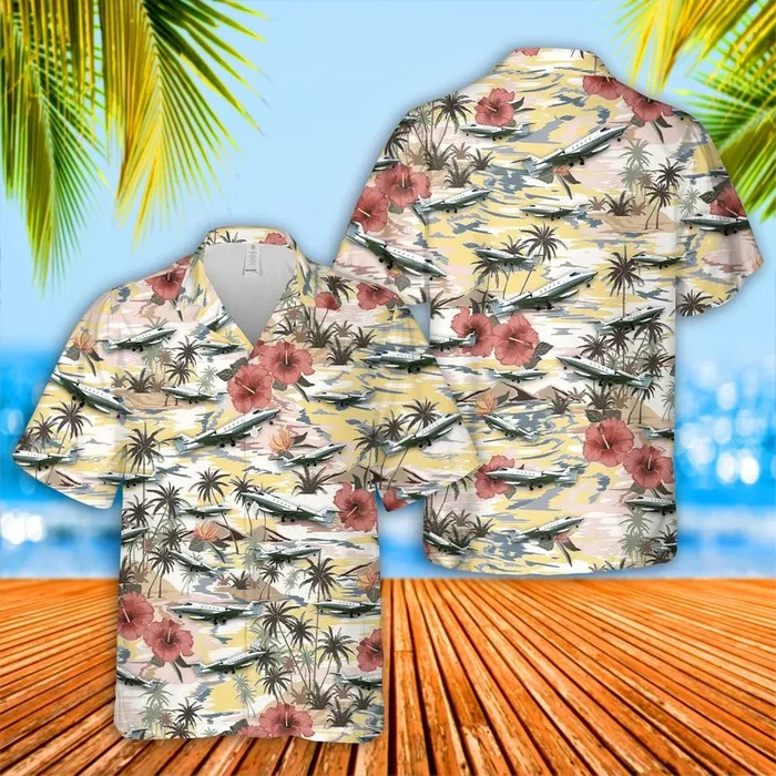 US Air Force Learjet 35 Hawaiian Shirt – Fanshubus.com