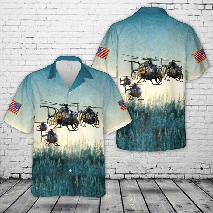 US Army Boeing AH-6 The Little Bird Hawaiian Shirt – Fanshubus.com