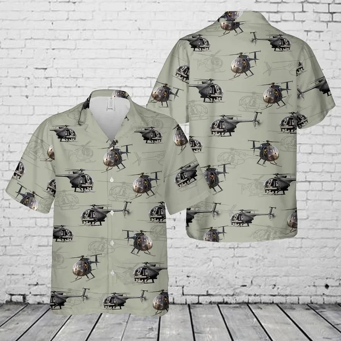 US Army Boeing MH-6M Little Bird Hawaiian Shirt – Fanshubus.com