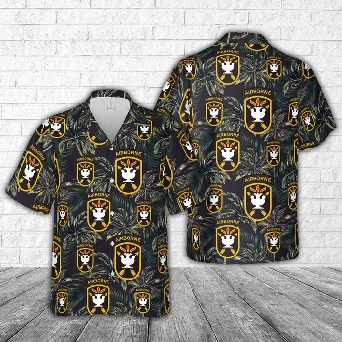 US Army John F Kennedy Special Warfare Center and School Hawaiian Shirt – Fanshubus.com