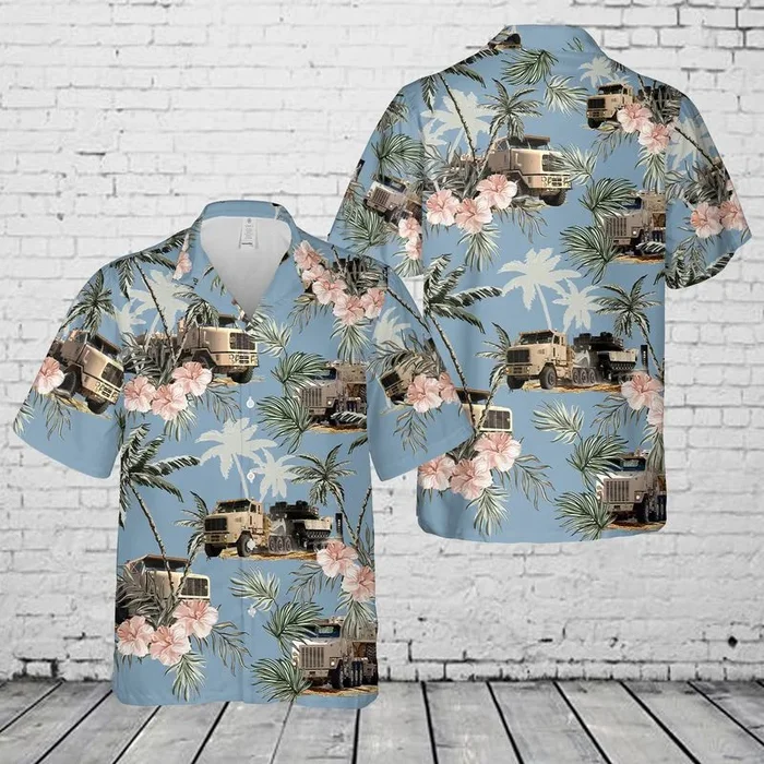 US Army Oshkosh M1070 (M1070 Combo with M1A1) Hawaiian Shirt – Fanshubus.com