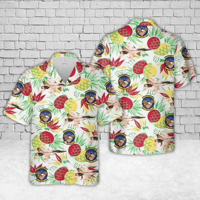 US Navy F/A-18F Super Hornet Of Strike Fighter Squadron 122 (VFA-122) “Flying Eagles” Hawaiian Shirt – Fanshubus.com