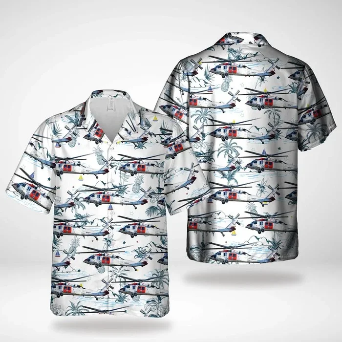 US Navy MH-60 Knighthawk Search And Rescue Hawaiian Shirt – Fanshubus.com