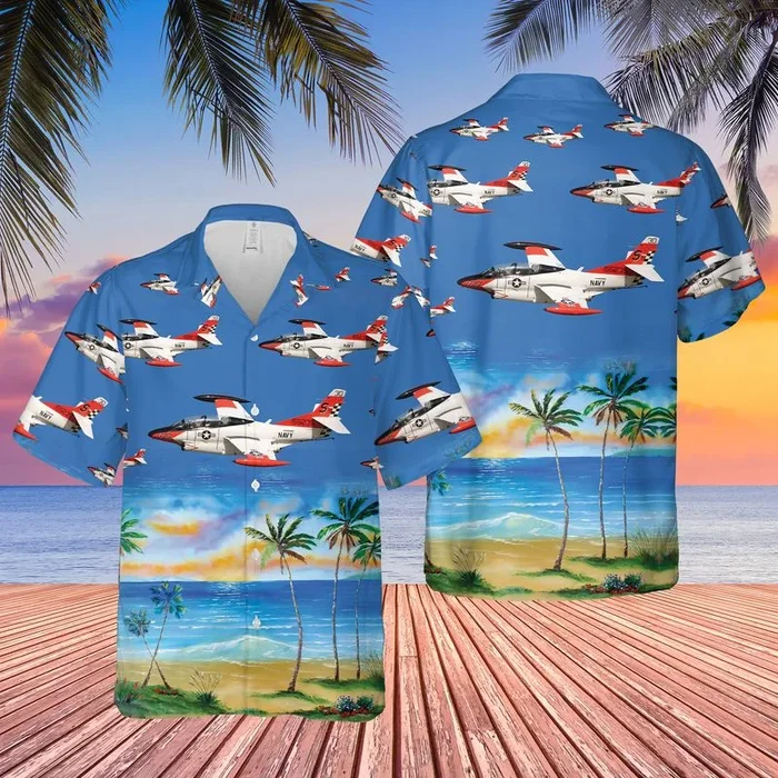 US Navy North American T-2C Buckeye Hawaiian Shirt – Fanshubus.com