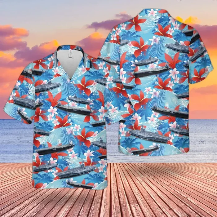 US Navy USS (CVN-72) Hawaiian Shirt – Fanshubus.com