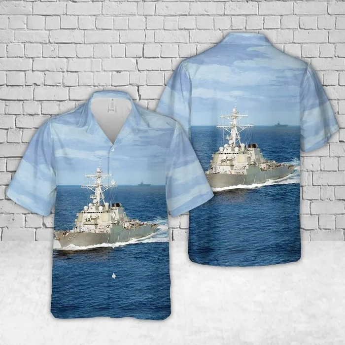 US Navy USS Fitzgerald (DDG-62) Arleigh Burke-class Destroyer Hawaiian Shirt – Fanshubus.com