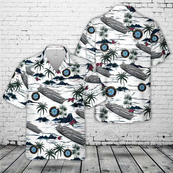 US Navy USS Nimitz (CVN-68) Hawaiian Shirt – Fanshubus.com