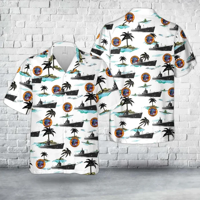 US Navy USS Tautog (SS-199) Tambor-class Submarine In WWII Hawaiian Shirt – Fanshubus.com