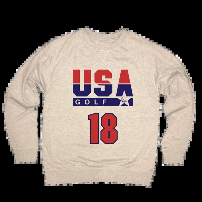 USA Golf 18 Holes – Lightweight Sweatshirt