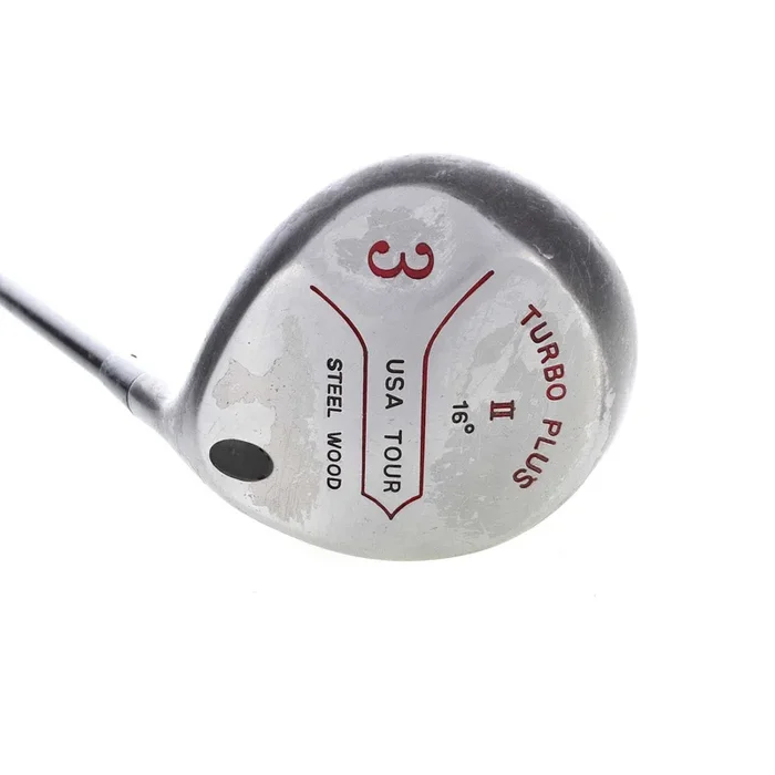 USA Tour Turbo Plus II Mens Right Hand Fairway 3 Wood 15 Degree Regular – Lamkin Perma Wrap