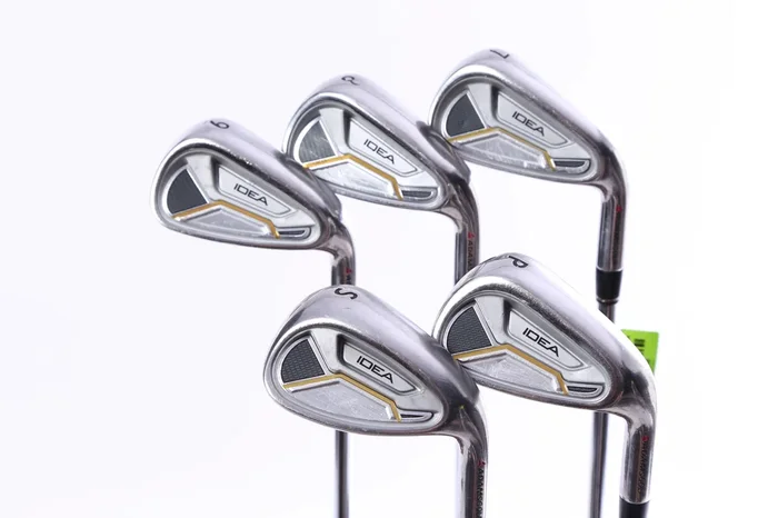 Used Adams Idea a7 Iron Set – Right-Handed – 7-PW, SW – Youth Flex