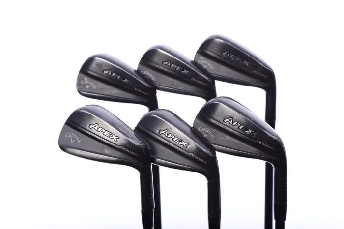 Used Callaway Apex TiFusion Iron Set – Right-Handed – 6-PW, AW – Regular Flex