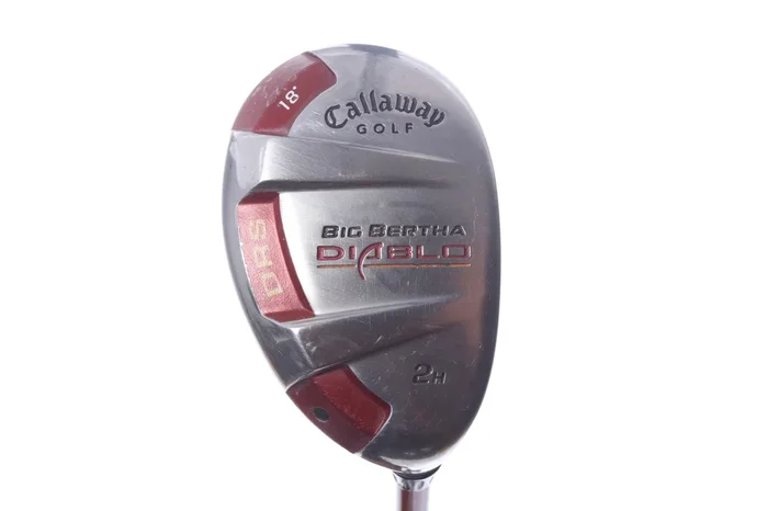 Used Callaway Big Bertha Diablo 2H Hybrid – Right-Handed – 18 Degrees – Stiff Flex