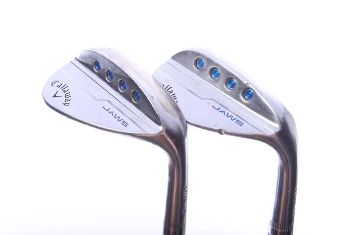 Used Callaway MD5 JAWS Chrome Wedge Set – Right-Handed – 52*,56* – Stiff Flex