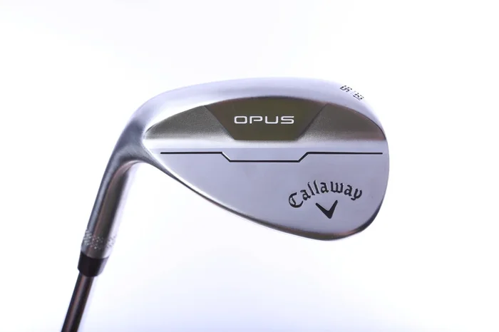 Used Callaway Opus Brushed Chrome Sand Wedge – Left-Handed – 56 Degrees – Stiff Flex