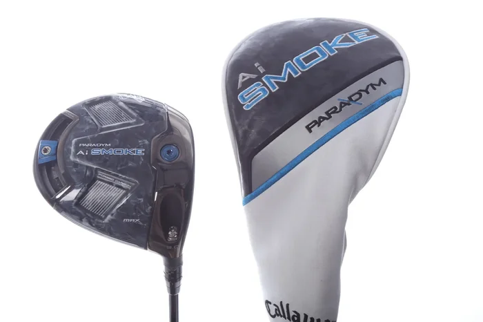 Used Callaway Paradym Ai Smoke MAX Driver – 9 Degrees – Regular Flex Mitsubishi Kai’li Blue – Right-Handed