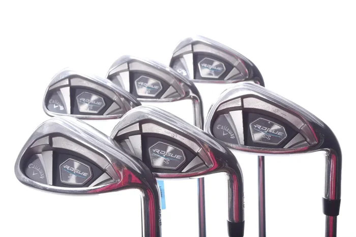 Used Callaway Rogue X Iron Set – Right-Handed – 5-PW – Stiff Flex