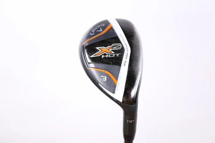 Used Callaway X2 Hot 3H Hybrid – Right-Handed – 19 Degrees – Stiff Flex