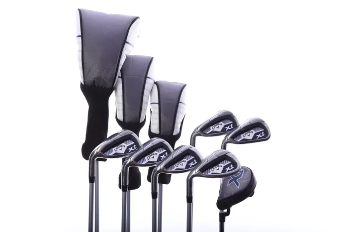 Used Callaway XT Kids Set – Left-Handed – 1W, FW, HY, 6-PW, SW, Putter – Youth Flex