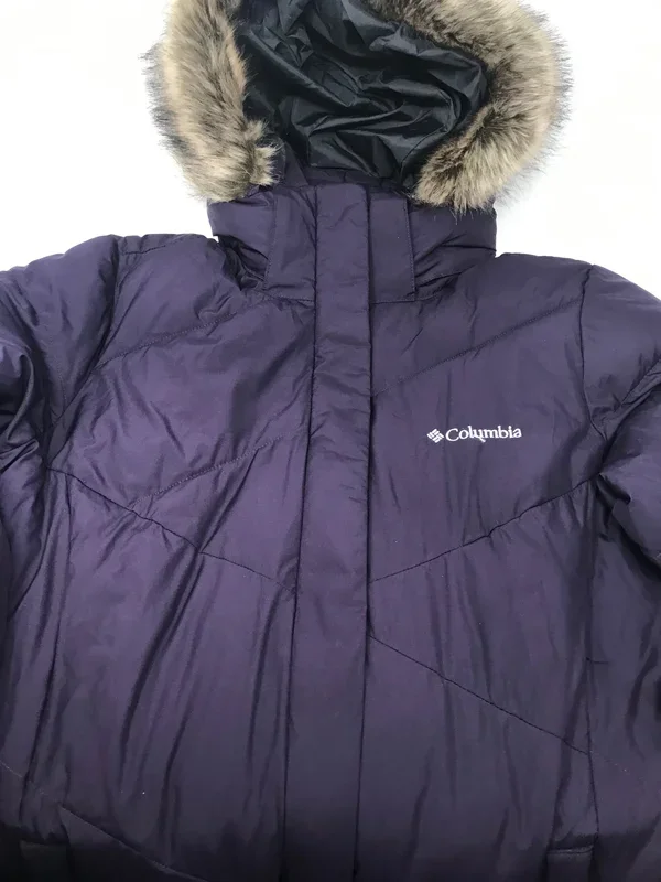 Used Columbia Wmn Snow Eclipse Mid Jacket Plum Medium Water and Stain Repellent