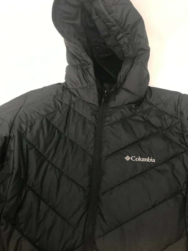Used, Columbia Women’s Heavenly Long Hooded Jacket Large Black