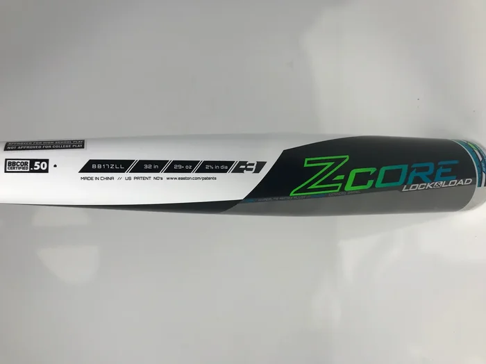 Used Demo Easton Z-Core BB17ZLL 32/29 BBCOR Baseball Bat Lock Load w/o Tool
