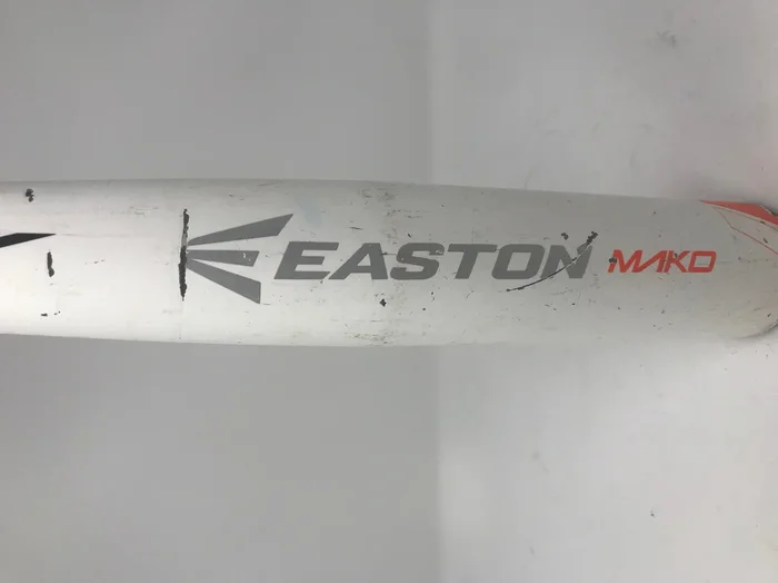Used Easton Mako 33/30 BB15MK BBCOR Baseball Bat White 2015 Adult 2 5/8″ -3