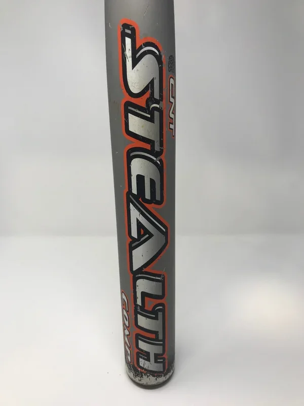 Used Easton Stealth Comp CNT 34/27 Slowpitch Softball Bat Gray/Orange SCN5