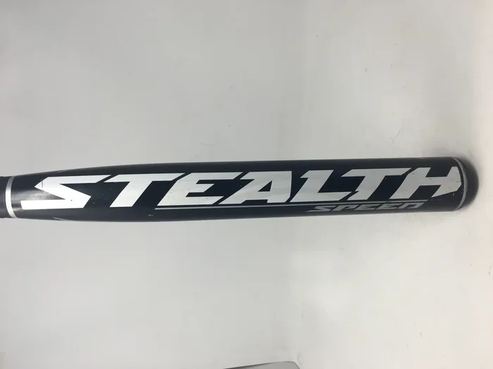 Used Easton Stealth Speed 33/24 SSR4B Fastpitch Softball Bat Black/Purple Rattle