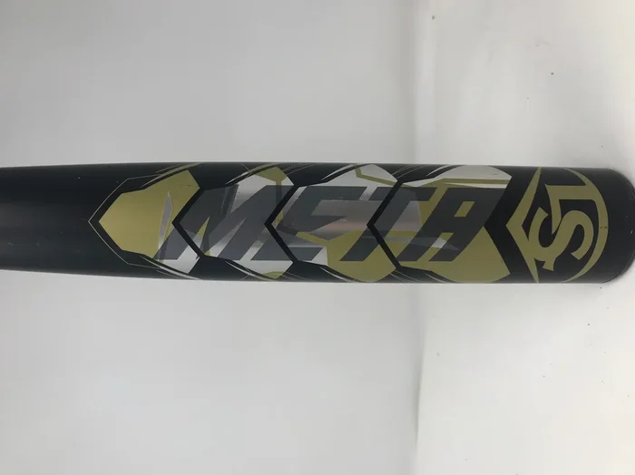 Used. Louisville Slugger Meta BBCOR Baseball Bat 2021 2 5/8″ -3 33/30 Black/Gold