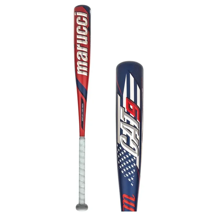 Used Marucci CAT9 Pastime -8 USSSA Baseball Bat: MSBC98A Red/White/Blue 31/23