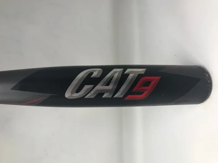Used, Marucci CAT9 USSSA Senior League Baseball Bat, 2 3/4″ 31/23 Black/Red