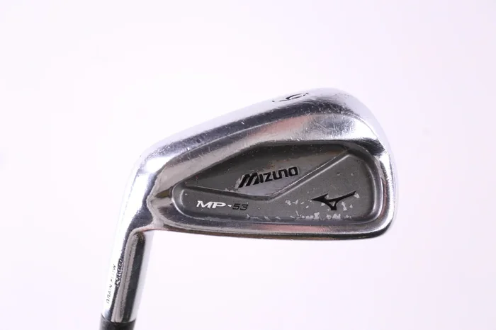 Used Mizuno MP 53 Single 6-Iron – Left-Handed – Stiff Flex