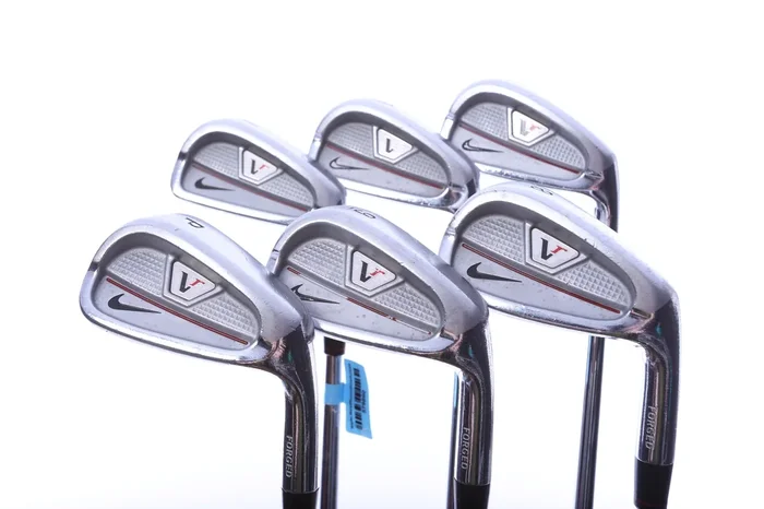 Used Nike Victory Red Forged Split Cavity Iron Set – Right-Handed – 5-PW – Stiff Flex