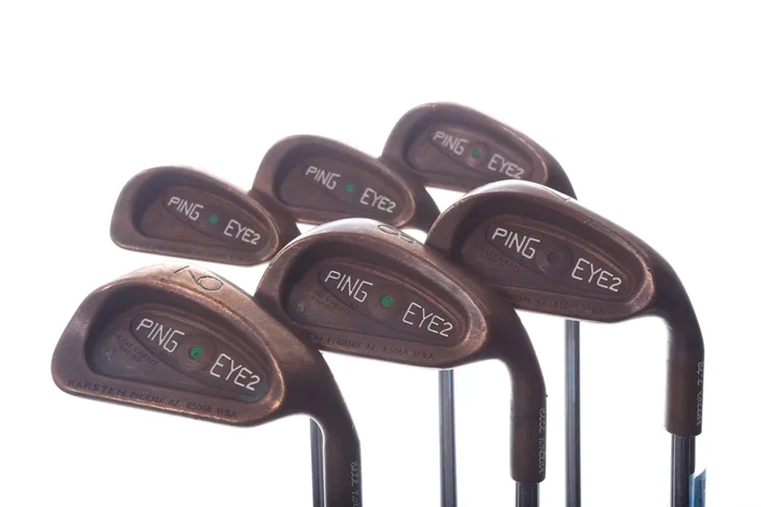 Used Ping Eye 2 Beryllium Copper Iron Set – Right-Handed – 4-9 – Stiff Flex