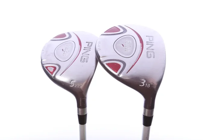 Used Ping Faith Wood Set – Right-Handed – 3W, 5W – Ladies Flex