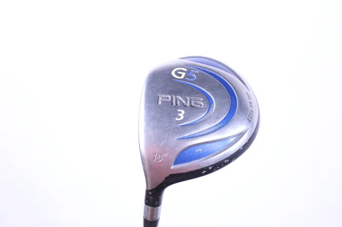 Used Ping G5 3-Wood – Left-Handed – 15 Degrees – Stiff Flex