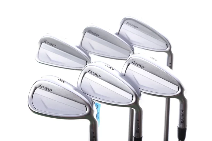 Used Ping i230 Iron Set – Right-Handed – 5-PW – Stiff Flex – Black Dot