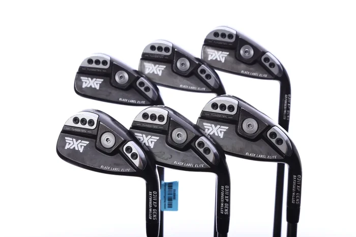 Used PXG 0311XP Gen 5 Black Label Elite Iron Set – Right-Handed – 5-PW – Regular Flex