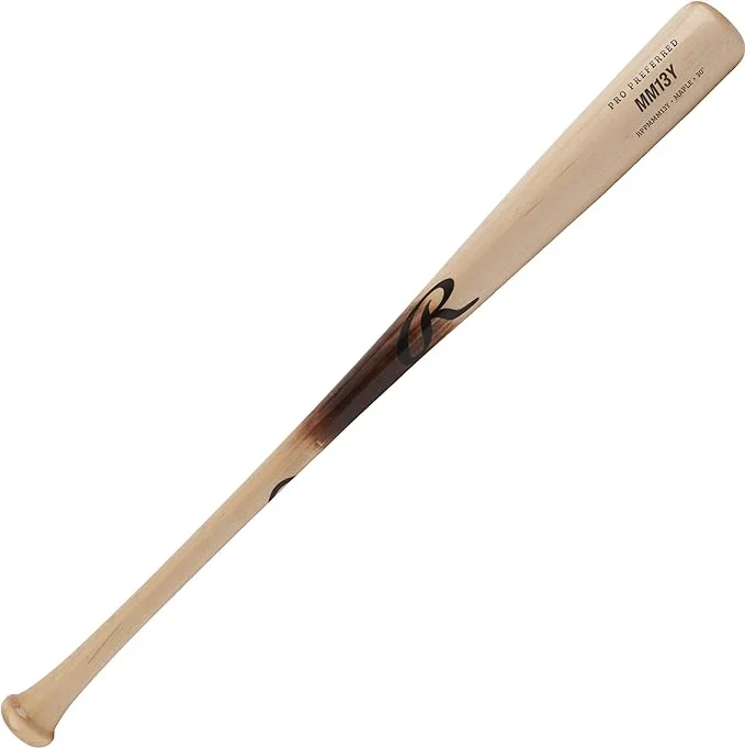 Used Rawlings Pro Preferred Youth Maple Wood Baseball Bat 30″ Natural Gloss