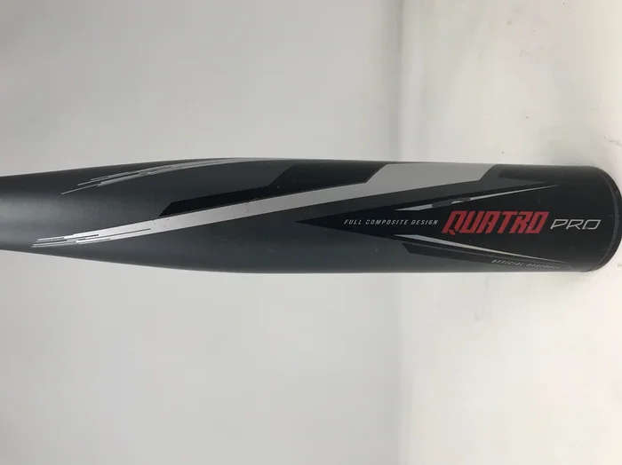 Used Rawlings QUATRO PRO Baseball Bat 29/19 USSSA 2 Pc. Composite 2 3/4″ Blk/Rd