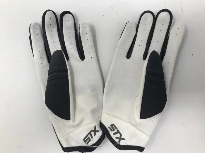 Used STX Breeze Lightweight Women`s Lacrosse Gloves Medium Gray/Black