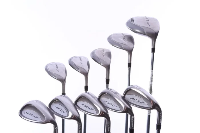 Used TaylorMade Miscela Complete Set – Right-Handed – 1W, 3W, 4-6HY, 7-PW, SW – Ladies Flex