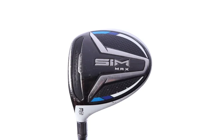 Used TaylorMade SIM MAX 3-Wood – Left-Handed – 15 Degrees – Stiff Flex