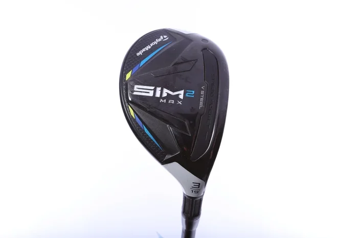 Used TaylorMade SIM2 MAX Rescue 3H Hybrid – Right-Handed – 19 Degrees – Extra Stiff Flex